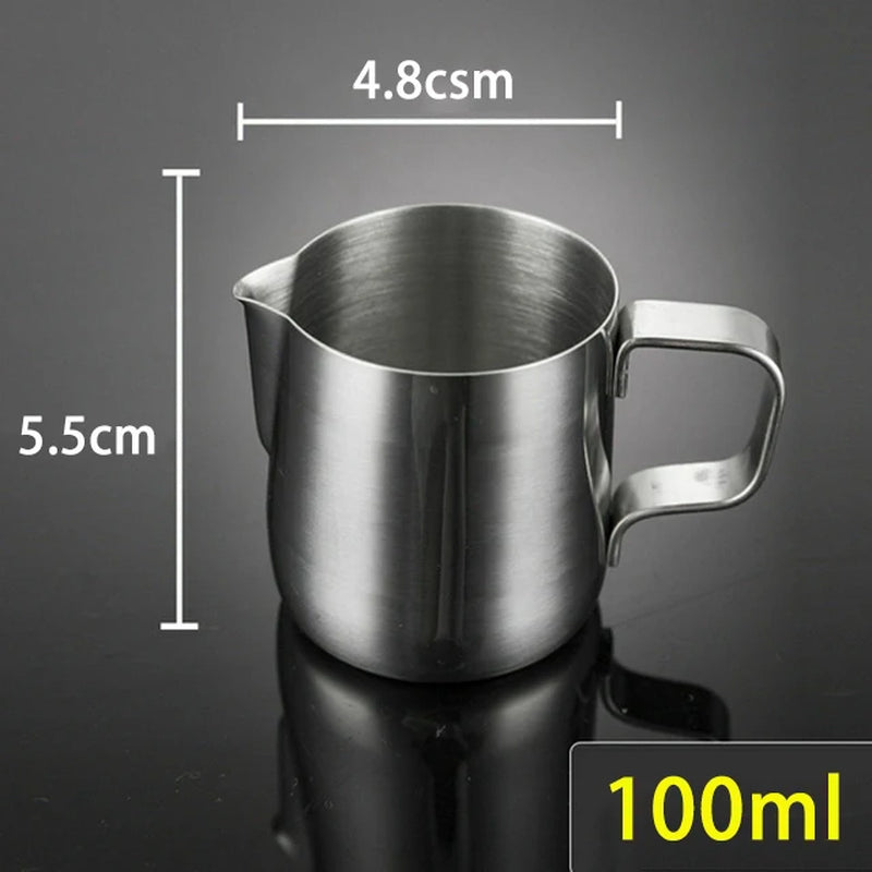 Stainless Steel Milk Frothing Pitcher – 100ml / 350ml / 600ml