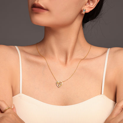Sun Goddess™ Zircon-Inlaid Pendant Necklace & Bracelet Set