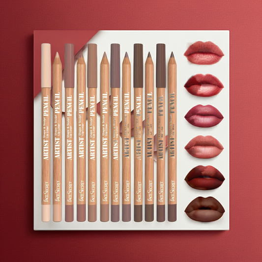 6-Piece Velvet Matte Lip Liner Collection – Long-Lasting Precision Pencils in Berry, Brown & Pink